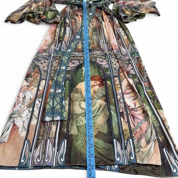 Blackmilk Artistic Blue Kimono Robe - Picture 5 of 7